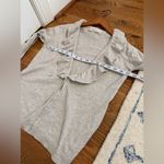 ZARA Knit Ruffle Cardigan Button Down Sweater size Medium Photo 8