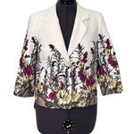 Orvis  Multicolor Floral 3/4 Sleeve Blazer, Size 8 Photo 0