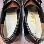 Vintage Hi Brows Black & Brown loafers, Oxford, retro size woman’s 7.5 Photo 5