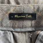 Massimo Dutti  slim chino modal cotton grey check trousers pants size 6 (30) Photo 1