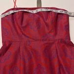 J.Crew NWT Red Ella Medallion Strapless Mini Dress Photo 7