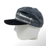 '96 NHRA Top Eliminator Club Winston Select Finals Hot Rod Snapback Hat Cap Gray Photo 2