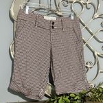 Abercrombie & Fitch  Houndstooth Bermuda Shorts Cotton Walking Womens 00 Photo 5