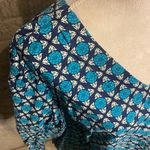 Croft & Barrow  3/4 Sleeve‎ Geometric V Neck Blouse Size 1X Photo 1