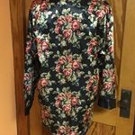 Vintage 90s satin roses smoking jacket Photo 7