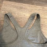 Nike  Women's Gray & Black Athletic Sports Bra Medium Photo 8