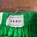 Sabo Skirt  Seona 100% Cotton Shorts Lemoni Green - Sz XXS 💛🎀 Photo 9