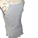 THML Savanna Jane Gray Striped Top with Multicolor Embroidered Geometric Accents Photo 5