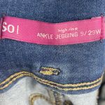 SO | High Rise Self Belt Skinny Ankle Jeggings Photo 6