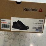 Reebok NWT Black Leather Jorie Street Sport Jogger Oxford Slip Resistant Shoe 10 Photo 7