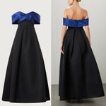 Sachin + Babi Kelli Strapless Gown Maxi Dress Black Blue Size 10 NWT Photo 2