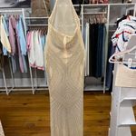 Boutique Gold Rhinestone Maxi Dress Photo 10