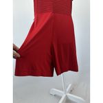 Joseph Ribkoff VTG Red Black Striped Culotte Jumpuit by , Sz: 12 (b35) Photo 4