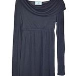 Judith March  Woman’s Black Long Sleeve Formal Blouse Size Small Photo 0