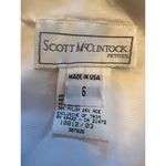 Vintage Scott McClintock Stunning Lace Dress with Broach and Pearl Detail Size 6 White Photo 6