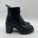 Madden Girl  Truffle Lug Chelsea Black Ankle Boots Women’s Sz 7 Chunky Y2K Photo 4
