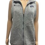 Patagonia Womens Heather Gray Full Zip Better Sweater Sleeveless Vest Womens M Photo 0