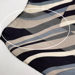 Vintage Animal Print Scarves Set of‎ Three Leopard Zebra Tiger Snake Blue Black Photo 14