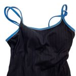 Liz Claiborne  Woman One Piece Swimsuit Ribbed Size L Bathing Suit u Photo 2