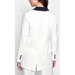 Vince Equipment Quincy Blazer in Nature White Eclipse Sz.6 NWT Photo 6