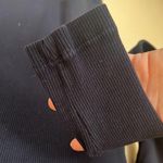 AGOLDE  maya black ribbed long sleeve scoop neck Photo 5