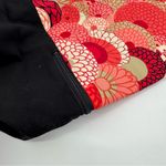 Oona Sera Yoga Mat‎ Bag in a Japanese Botanical Print Red Photo 2