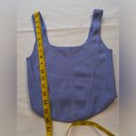 Aritzia , Wilfred purple crop top, handkerchief hem,‎ scoop neck, size S Photo 5