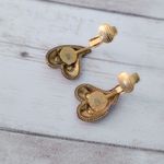Vintage Clip On Earrings Valentines Hearts Photo 3