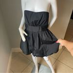 Forever 21 Women’s Strapless black mini dress size Large 
New
Brand is  Photo 5