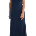 After Six Halter Neck Charmeuse & Crepe Gown $248.00 size 4 (b8) Photo 0