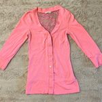 Zenana Outfitters Pink Size S Button Down Top Photo 0