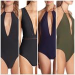 Ted Baker Swim Navy Blue Halter Swimsuit One piece Photo 5