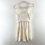 House of Harlow Linen Square Neck Belted Romper White 4 Photo 5