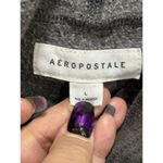 Aeropostale Gray/White Hoodie Sweatshirt Size L Long Sleeve Logo Graphic Pocket Photo 2