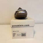 Anne Klein Unice Memory Foam Buckle Ballet Flats Loafers Snake Silver Taupe US 8 Photo 3