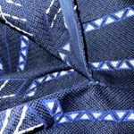 Alya  size medium mini a-line skirt embroidered blue white high waist FRANCESCA'S Photo 7