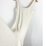 Amanda Uprichard  Parker Midi Dress Small Ivory Mermaid Drop Waist Sleeveless Photo 10
