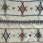 Madewell Geometric Embroidered Pattern Cotton Blend Cozy Cream Sweater Womens XS Photo 2