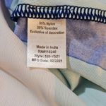 NWOT Cabana Life Womens Cabana Stripes Tie Waist UPF 50+ Midi Dress‎ S/M Photo 4