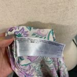 Mango  Women's Purple Floral Halter Dress Size XL Romantic Girly Vacation Photo 7