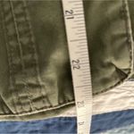 Love Culture  Military Utility Jacket with Hood Zipped in the Collar Green Small Photo 6