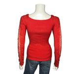 Venus  Y2K Ribbed Lace Sweetheart Top Coquette Cottagecore Bodycon Size S Photo 2