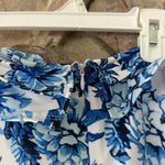 Commense Multi Floral Split Long Dress size M Blue Size M Photo 4