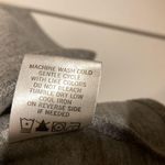 Don’t You Dare Gray &White Top Women’s Size Medium Cut Out Sleeve Lace Edging Photo 7