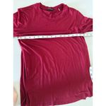 Kobi Halperin Maroon Berry Red Bell Sleeve Holiday Alix Top Blouse Shirt XS Photo 5