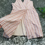 ZARA Striped Wrap Dress TRF Collection Photo 1