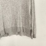 Potters Pot Gray Marled V Neck Lace Trim Long Sleeve Soft Knit Sweater Top M Size M Photo 1