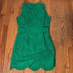ANDIE  The Navarino Dress Button Front Eyelet Emerald‎ Green Medium NWT Photo 4