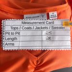 Susan Graver Blouse Size 1X Orange Photo 5