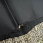 Scott McClintock Vintage Black Velvet & Gold Lace Party Dress Size 8 Photo 14